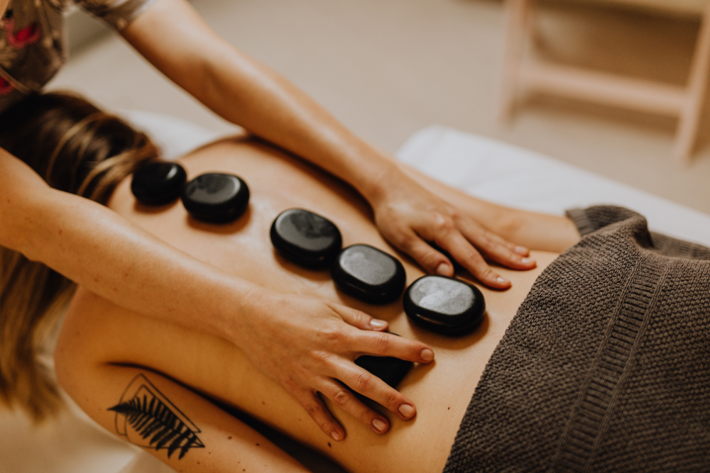 Massage room at Spa Cafe